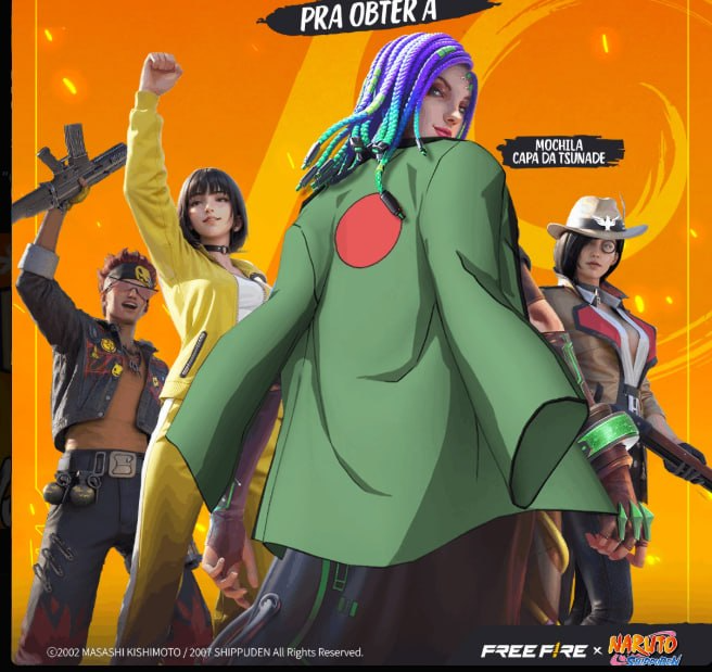 Mochila Capa da Tsunade