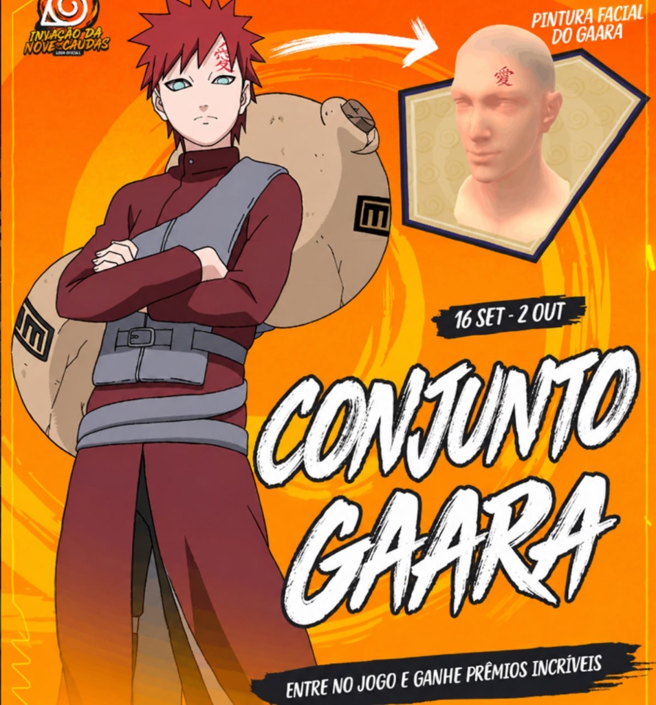Skin Gaara do Deserto